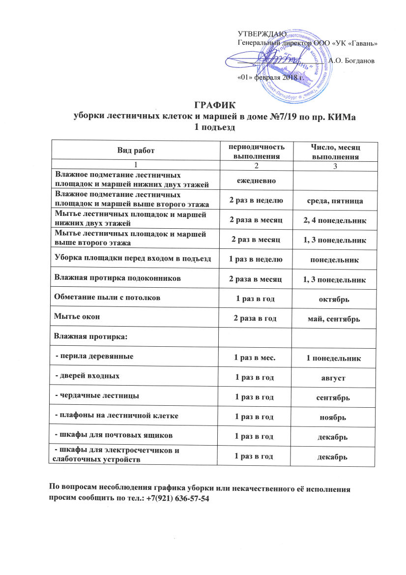 Акт об уборке подъезда образец